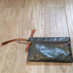 Cute boho large wristlet